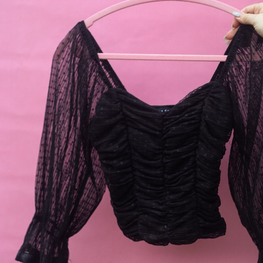 Black Going Out Top